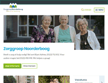 Tablet Screenshot of noorderboog.nl